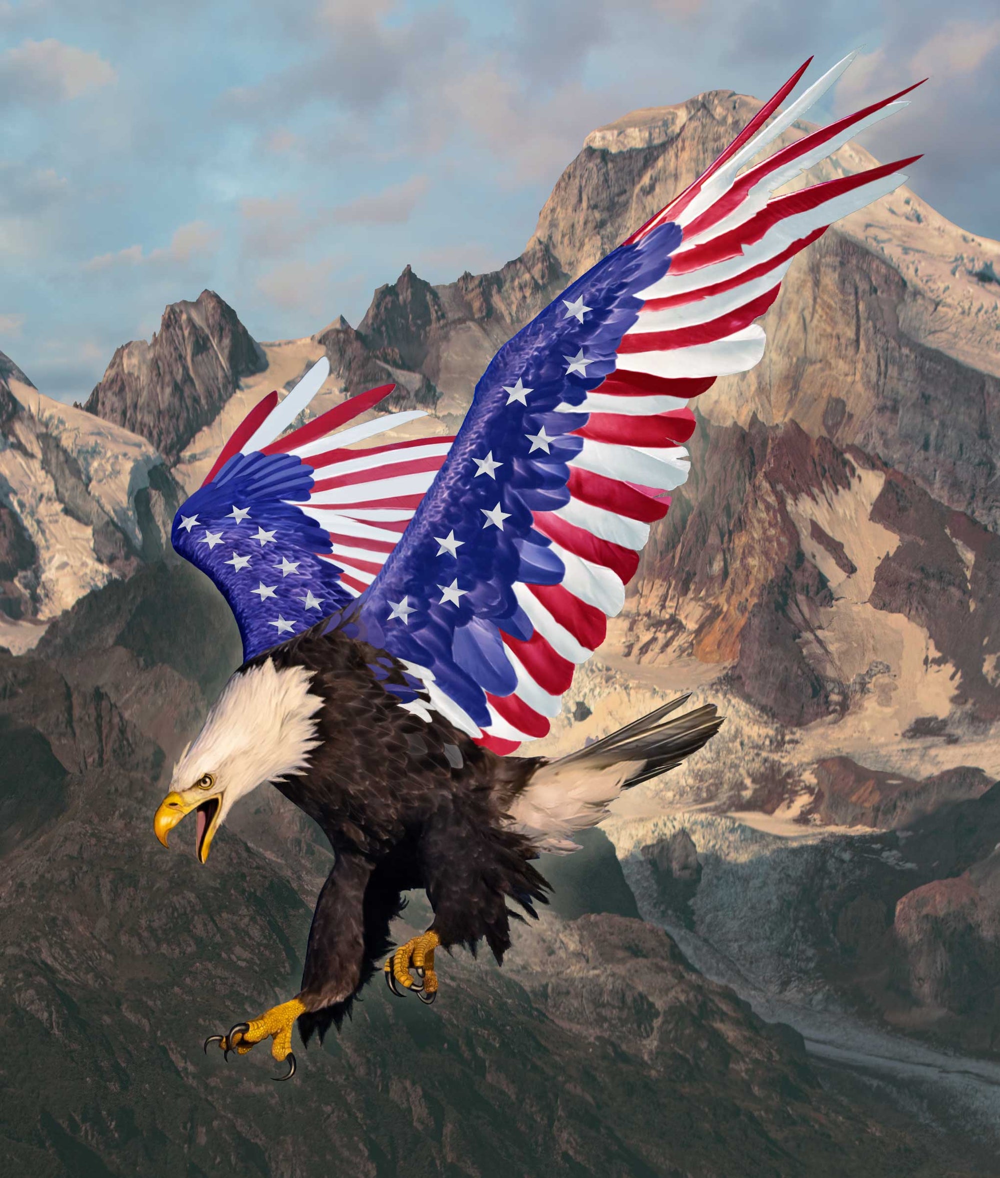 FREE FROM FEAR by VINCENT HIE, digitally printed on DENIM products: throw pillows, aprons, table place mats, and hand-made Unisex Denim Jackets in 3 color choices