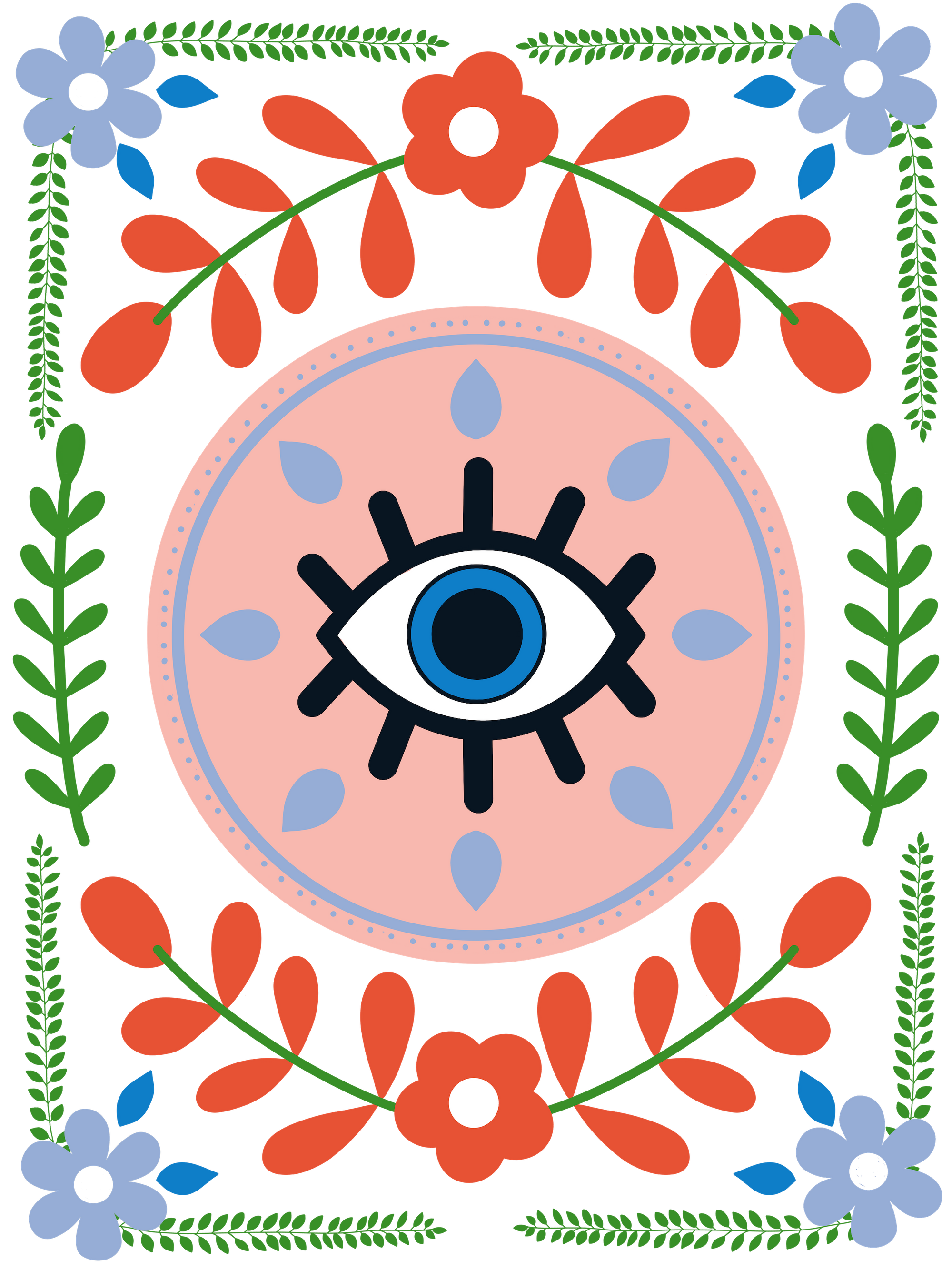 GUARDED by HEND SHEHATA, digitally printed on DENIM products: throw pillows, aprons, table place mats, and hand-made Unisex Denim Jackets in 3 color choices