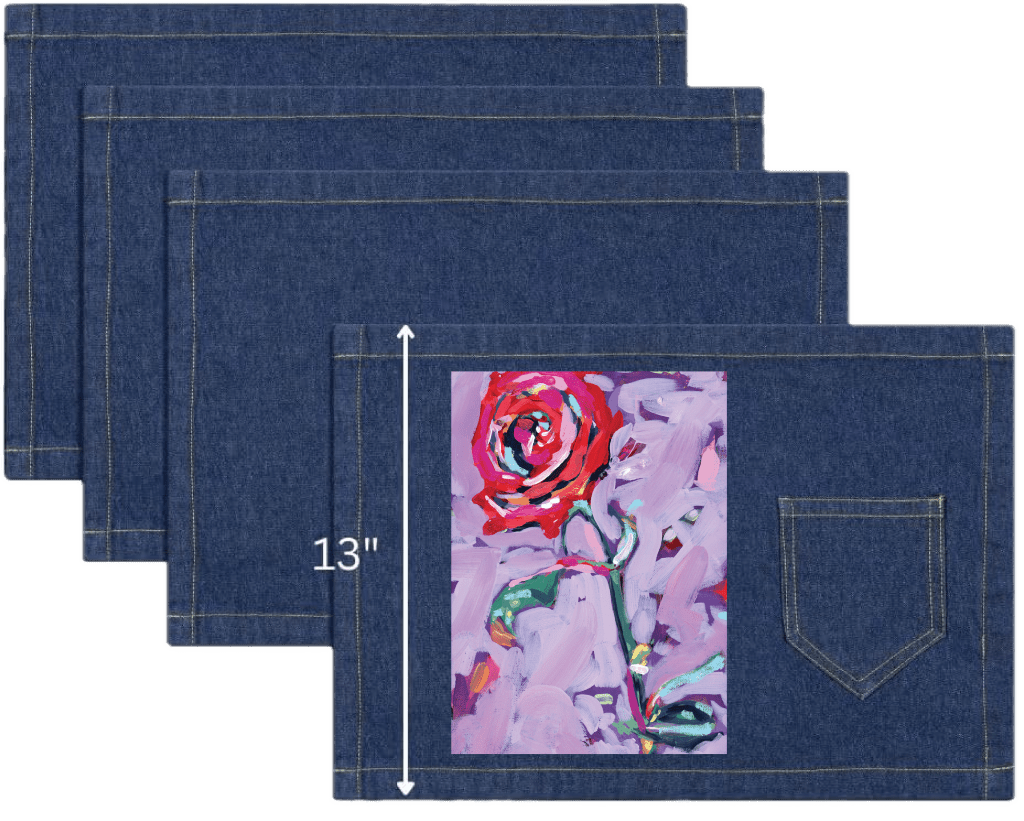 JUNE BIRTH FLOWER by PAIGE FLOTTERUD custom denim jacket by DenimINK