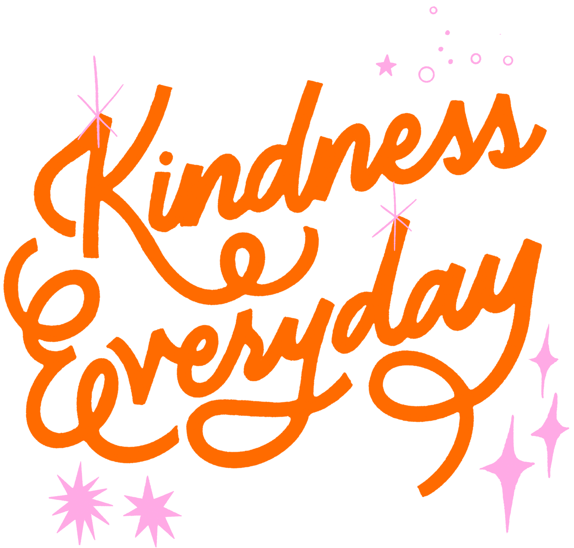 KINDNESS EVERYDAY by IndySign, digitally printed on DENIM products: throw pillows, aprons, table place mats, and hand-made Unisex Denim Jackets in 3 color choices