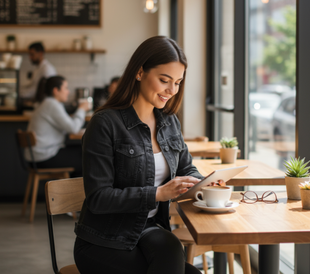 UFO SPACE PURPLE by KITSCH AND CURATE, digitally printed on DENIM products: throw pillows, aprons, table place mats, and hand-made Unisex Denim Jackets in 3 color choices