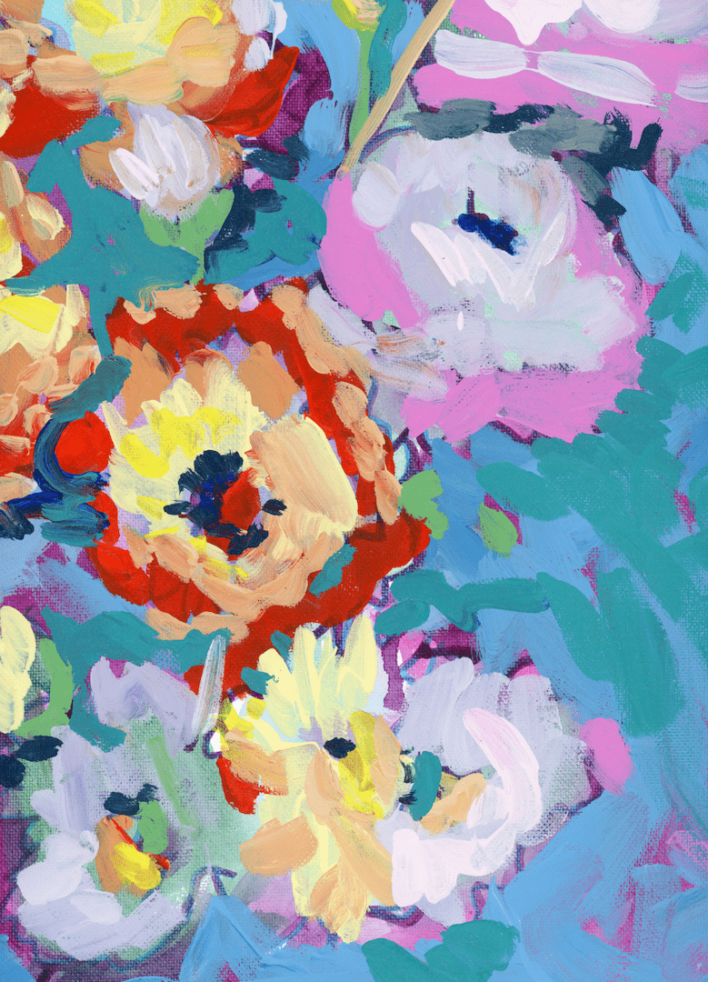 NOVEMBER BIRTH FLOWER by PAIGE FLOTTERUD custom denim jacket by DenimINK