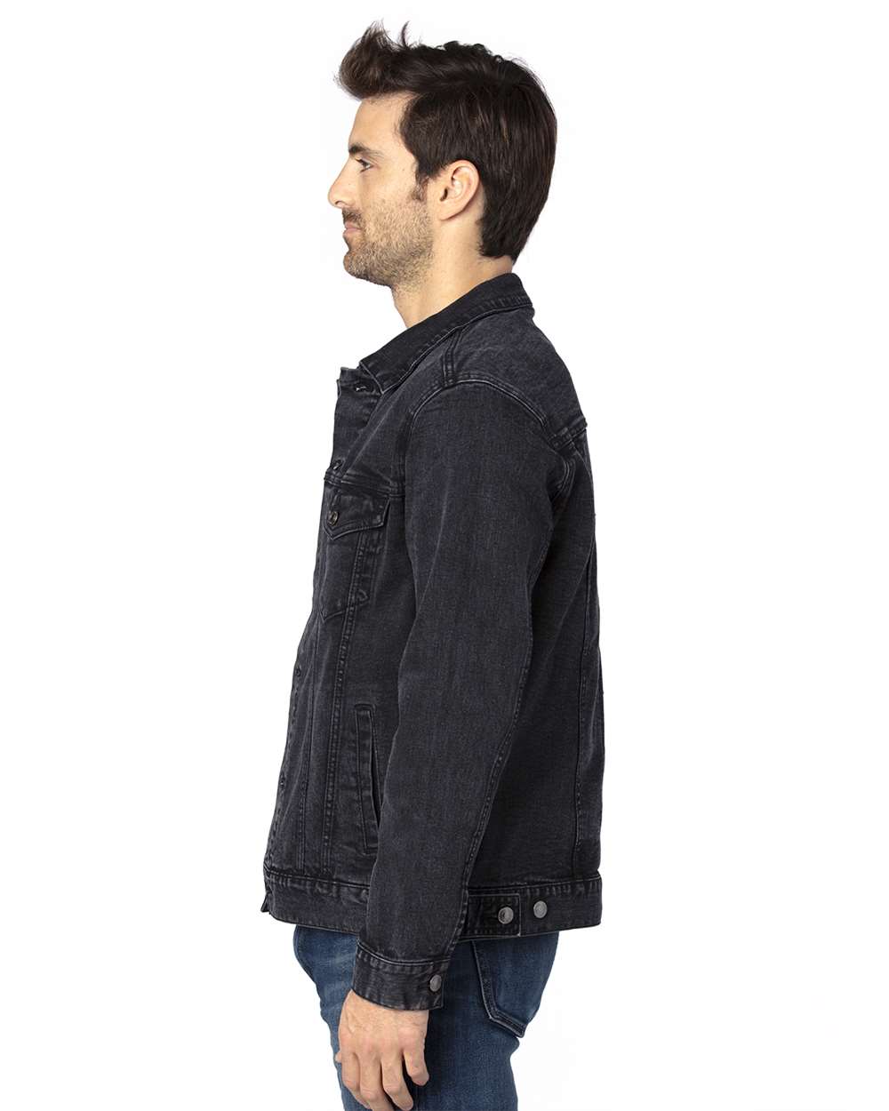 Customize & Design your own Denim Jacket (hand-made) with 3 color choices of jacket: Stonewash, White, or Black. Unisex XS S M L XL 2X 3X. USA hand-crafted and USA digitally printed. Ships free within the USA & also ships Internationally.