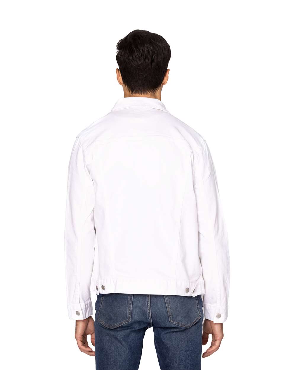 BUTTERFLY by THEARTICSOUL, digitally printed on a hand-made Unisex Denim Jacket