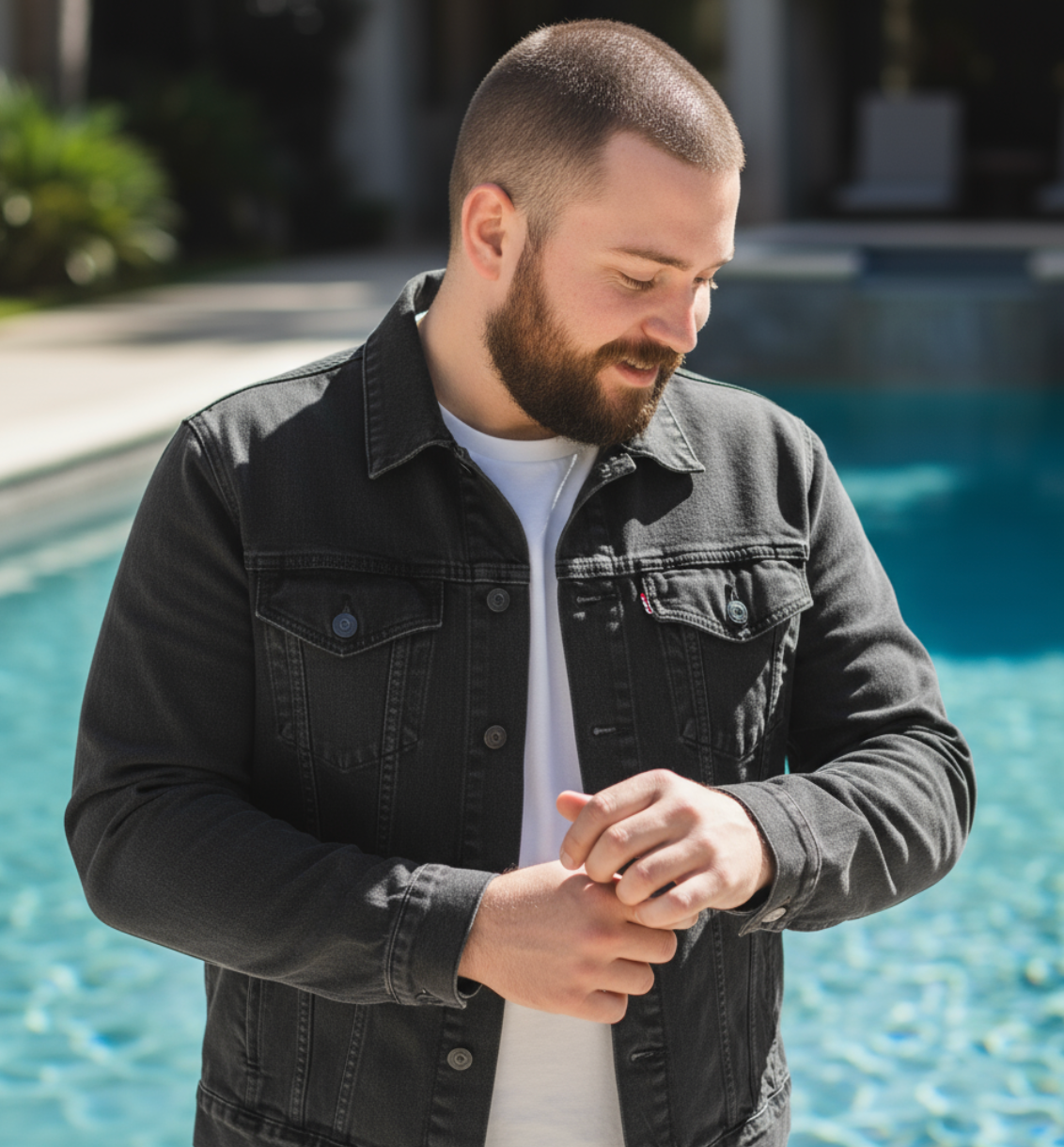 DON'T BULLSHIT ME, by TOBE FONSECA, digitally printed on DENIM products: throw pillows, aprons, table place mats, and hand-made Unisex Denim Jackets in 3 color choices