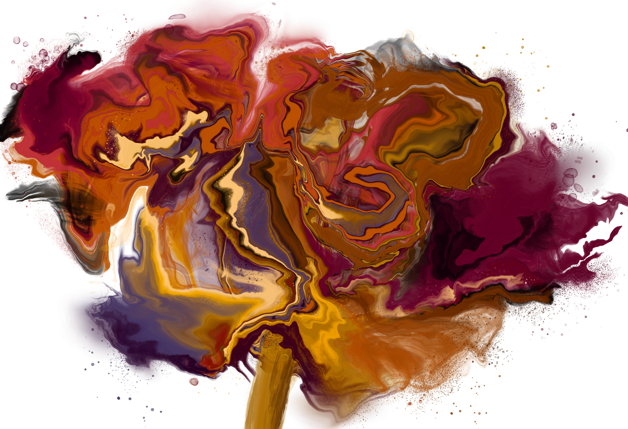 VIBRANT FLOWER by RAMIR DESIGNS, digitally printed on DENIM products: throw pillows, aprons, table place mats, and hand-made Unisex Denim Jackets in 3 color choices