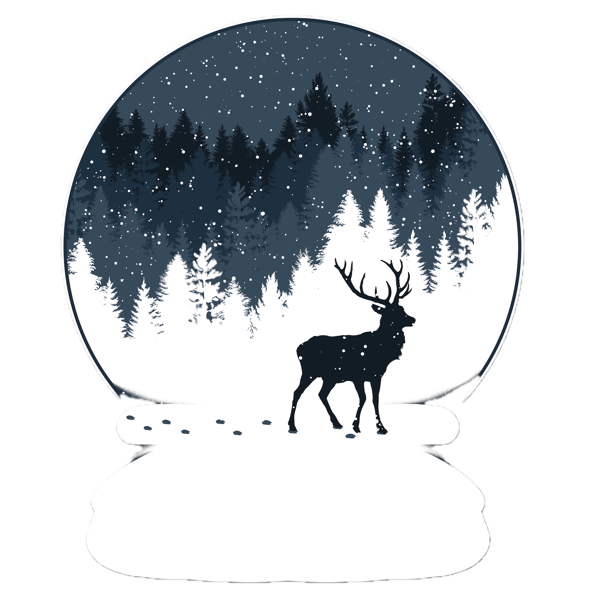 BOULE à NEIGE, by TOBE FONSECA, digitally printed on DENIM products: throw pillows, aprons, table place mats, and hand-made Unisex Denim Jackets in 3 color choices