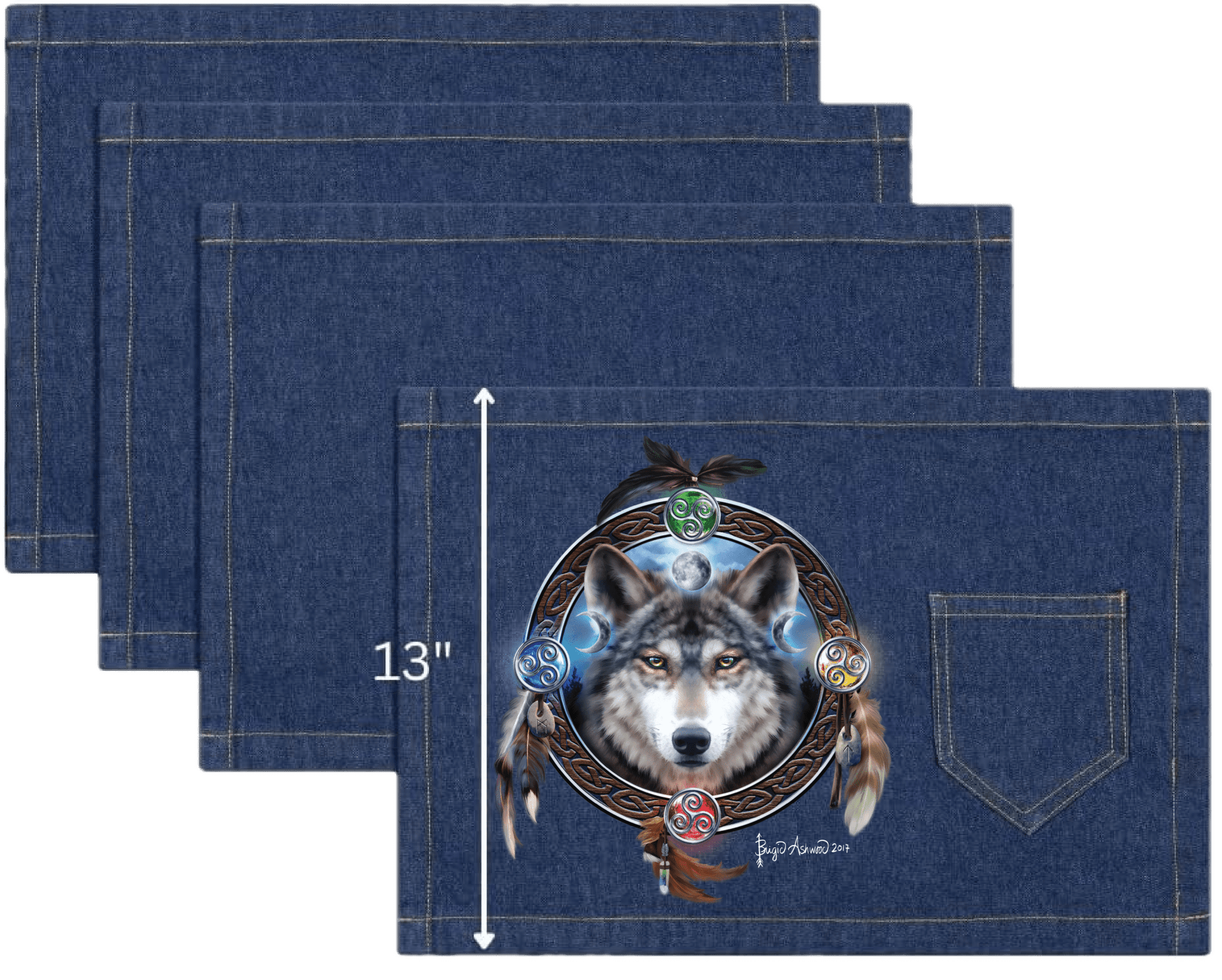 CELTIC WOLF GUIDE by BRIGID ASHWOOD