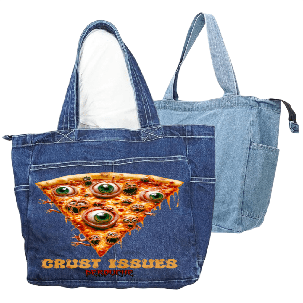 CRUST ISSUES by DeROUCHE DESIGNS custom denim jacket by DenimINK
