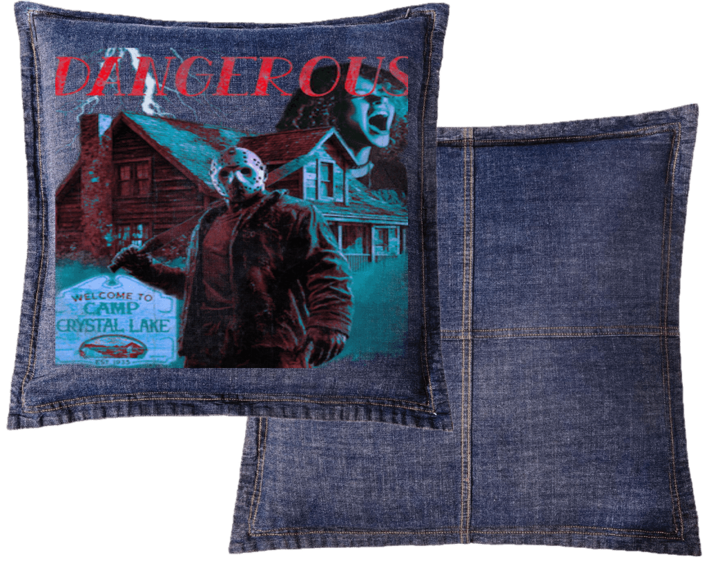 DANGEROUS by DeROUCHE DESIGNS custom denim jacket by DenimINK