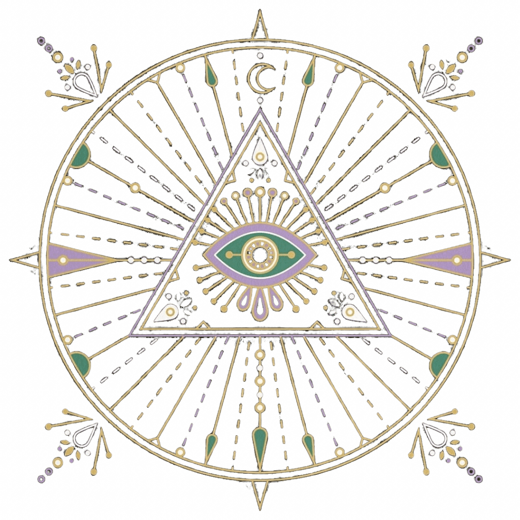 EVIL EYE MANDALA by CatCoq