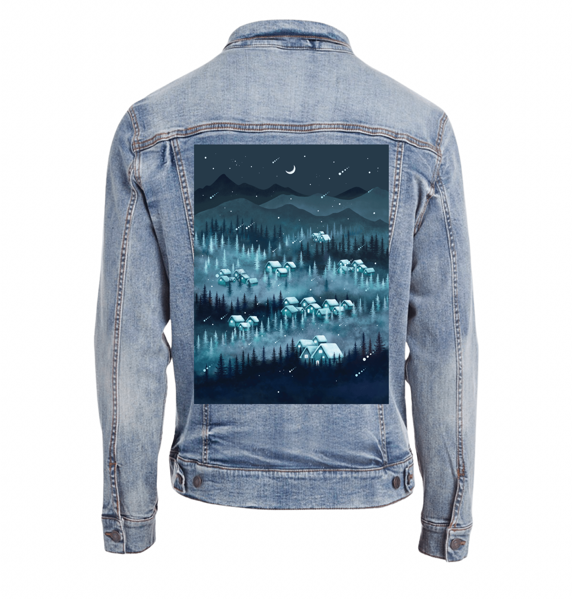 FOREST NIGHT BLUE by EPISODIC DRAWING