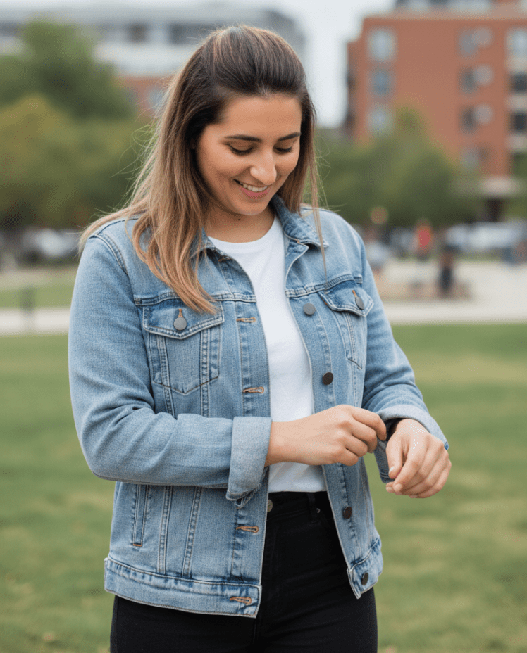MASTER by HEND SHEHATA, printed on denim jackets and other denim products: tote bags, throw pillows, table place mats, aprons