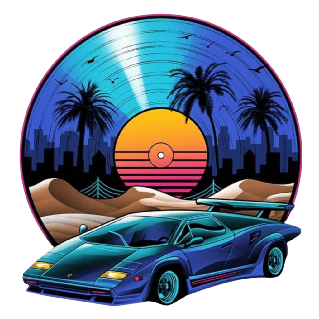 RETRO VINYL SOUNDTRACK by VINCENT TRINIDAD custom denim jacket by DenimINK