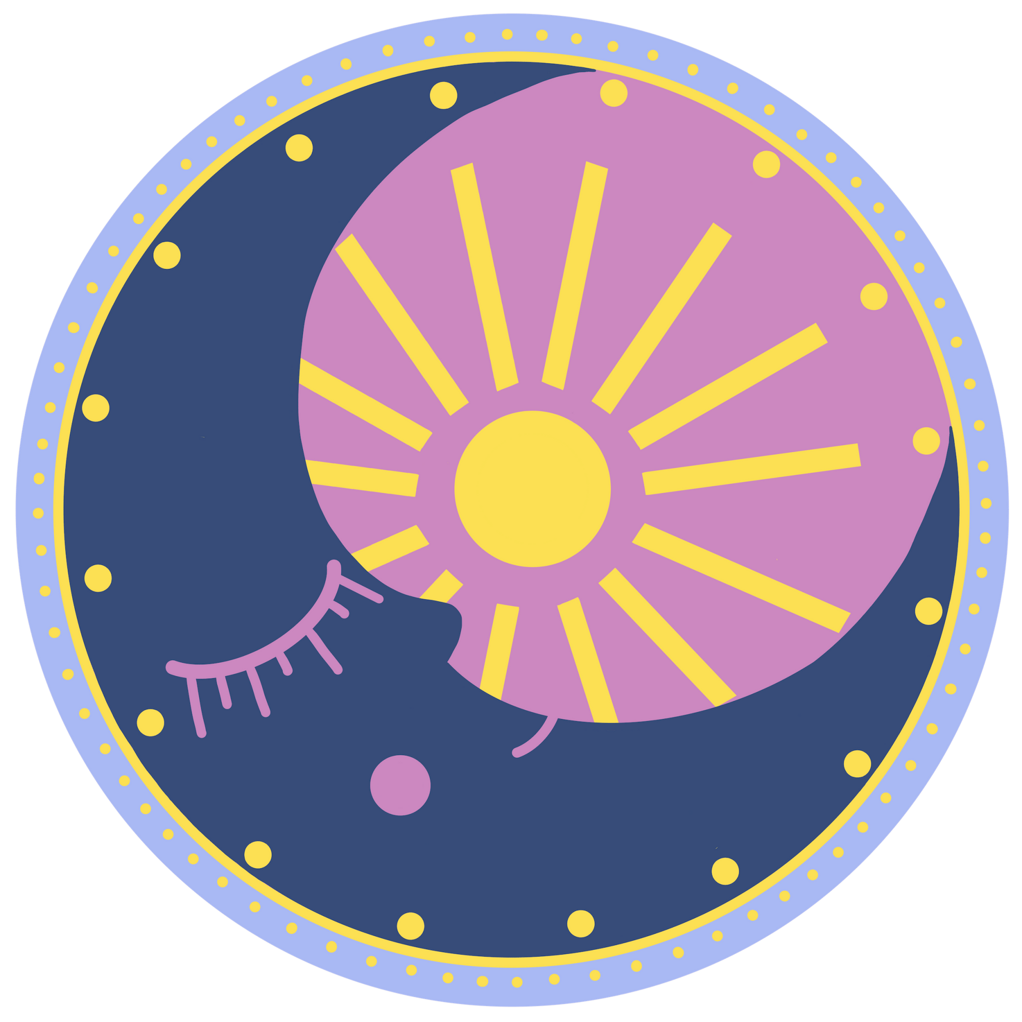 SOLUNA by HEND SHEHATA,printed by DenimINK on hand-crafted Denim Jackets and other denim products and other denim products: tote bags, throw pillows, table place mats, aprons