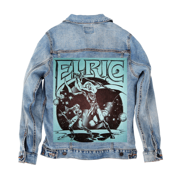 zakeke-design L / Stonewash Customer Designed Custom Denim Jacket. Customize and Create your own custom one-of-a-kind denim jacket. (hand-crafted) with 3 color choices: Stonewash, White, or Black. Unisex XS S M L XL 2X 3X