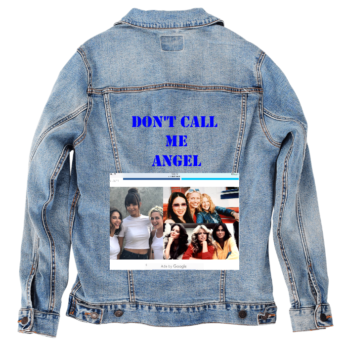 Customer Designed Custom Denim Jacket (hand-crafted) with 3 color choices of jacket: Stonewash, White, or Black. Unisex XS S M L XL 2X 3X. USA hand-crafted and USA digitally printed. Ships free within the USA & also ships Internationally.