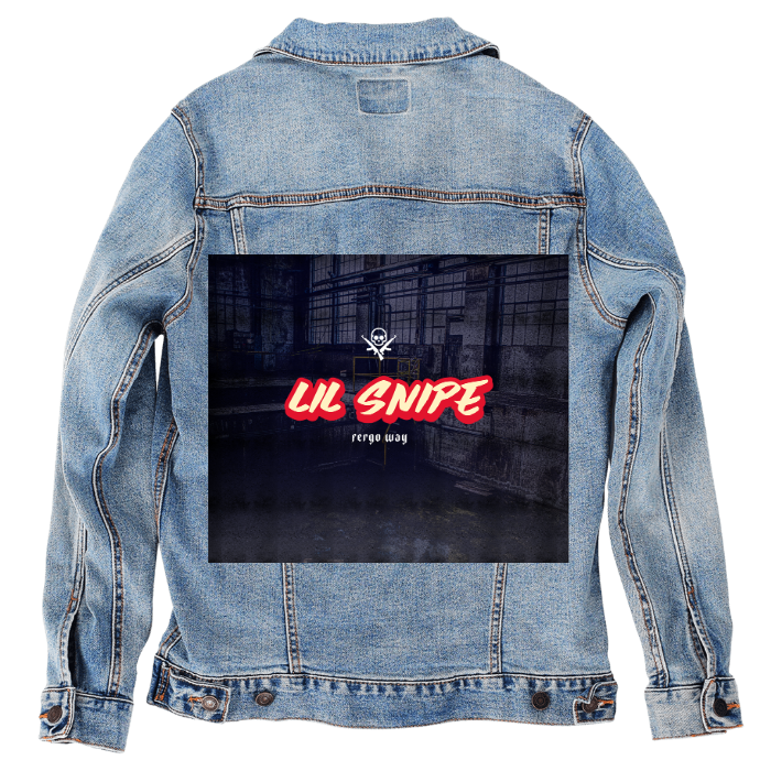 Customer Designed Custom Denim Jacket (hand-crafted) with 3 color choices of jacket: Stonewash, White, or Black. Unisex XS S M L XL 2X 3X. USA hand-crafted and USA digitally printed. Ships free within the USA & also ships Internationally.