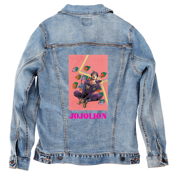 Customer Designed Custom Denim Jacket (hand-crafted) with 3 color choices of jacket: Stonewash, White, or Black. Unisex XS S M L XL 2X 3X. USA hand-crafted and USA digitally printed. Ships free within the USA & also ships Internationally.