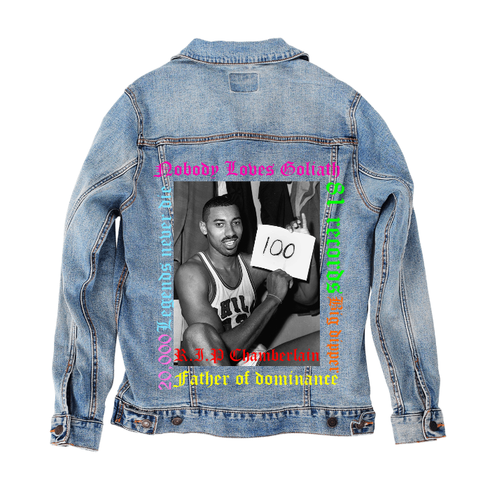 Customer Designed Custom Denim Jacket (hand-crafted) with 3 color choices of jacket: Stonewash, White, or Black. Unisex XS S M L XL 2X 3X. USA hand-crafted and USA digitally printed. Ships free within the USA & also ships Internationally.