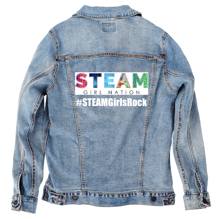 Customer Designed Custom Denim Jacket (hand-crafted) with 3 color choices of jacket: Stonewash, White, or Black. Unisex XS S M L XL 2X 3X. USA hand-crafted and USA digitally printed. Ships free within the USA & also ships Internationally.