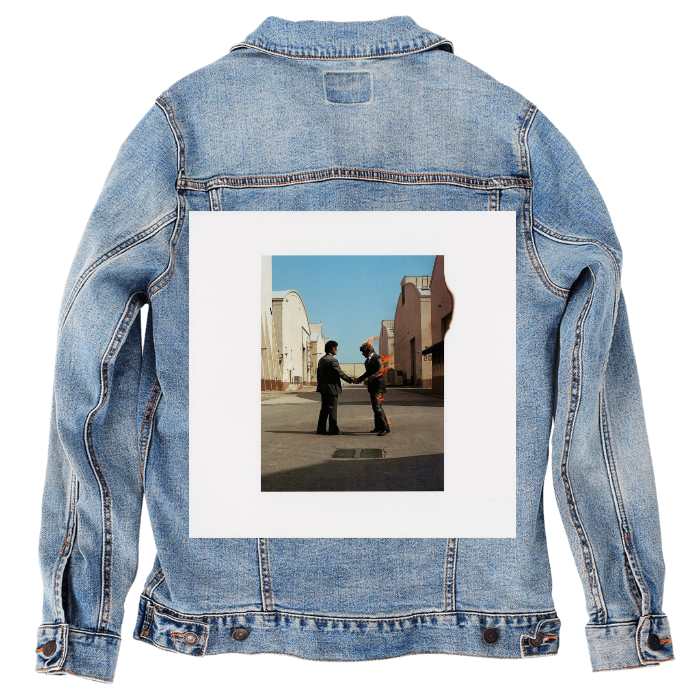Customer Designed Custom Denim Jacket (hand-crafted) with 3 color choices of jacket: Stonewash, White, or Black. Unisex XS S M L XL 2X 3X. USA hand-crafted and USA digitally printed. Ships free within the USA & also ships Internationally.