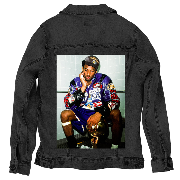 Customer Designed Custom Denim Jacket (hand-crafted) with 3 color choices of jacket: Stonewash, White, or Black. Unisex XS S M L XL 2X 3X. USA hand-crafted and USA digitally printed. Ships free within the USA & also ships Internationally.