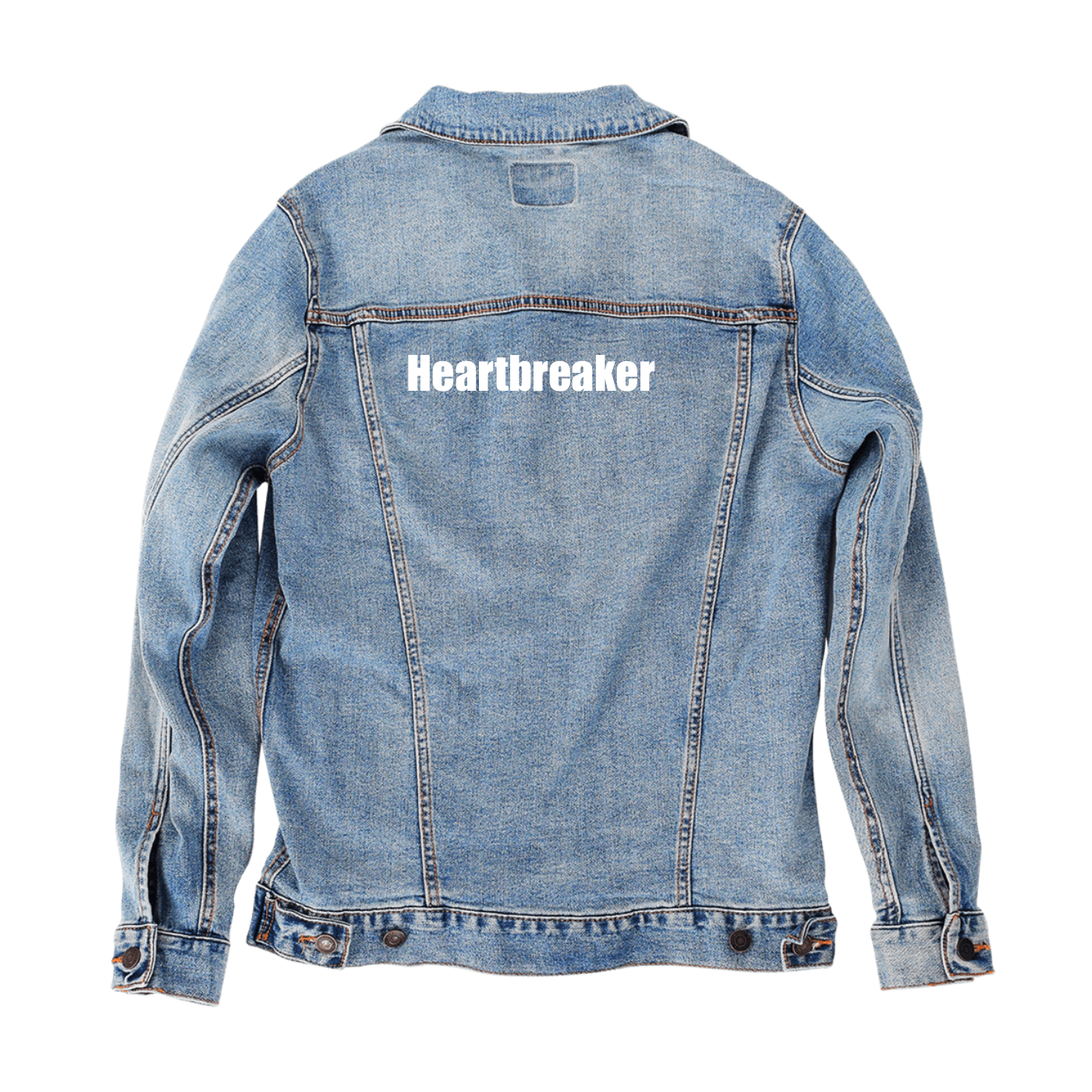 Customer Designed Custom Denim Jacket (hand-crafted) with 3 color choices of jacket: Stonewash, White, or Black. Unisex XS S M L XL 2X 3X. USA hand-crafted and USA digitally printed. Ships free within the USA & also ships Internationally.