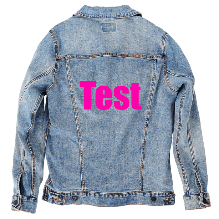 Customer Designed Custom Denim Jacket (hand-crafted) with 3 color choices of jacket: Stonewash, White, or Black. Unisex XS S M L XL 2X 3X. USA hand-crafted and USA digitally printed. Ships free within the USA & also ships Internationally.