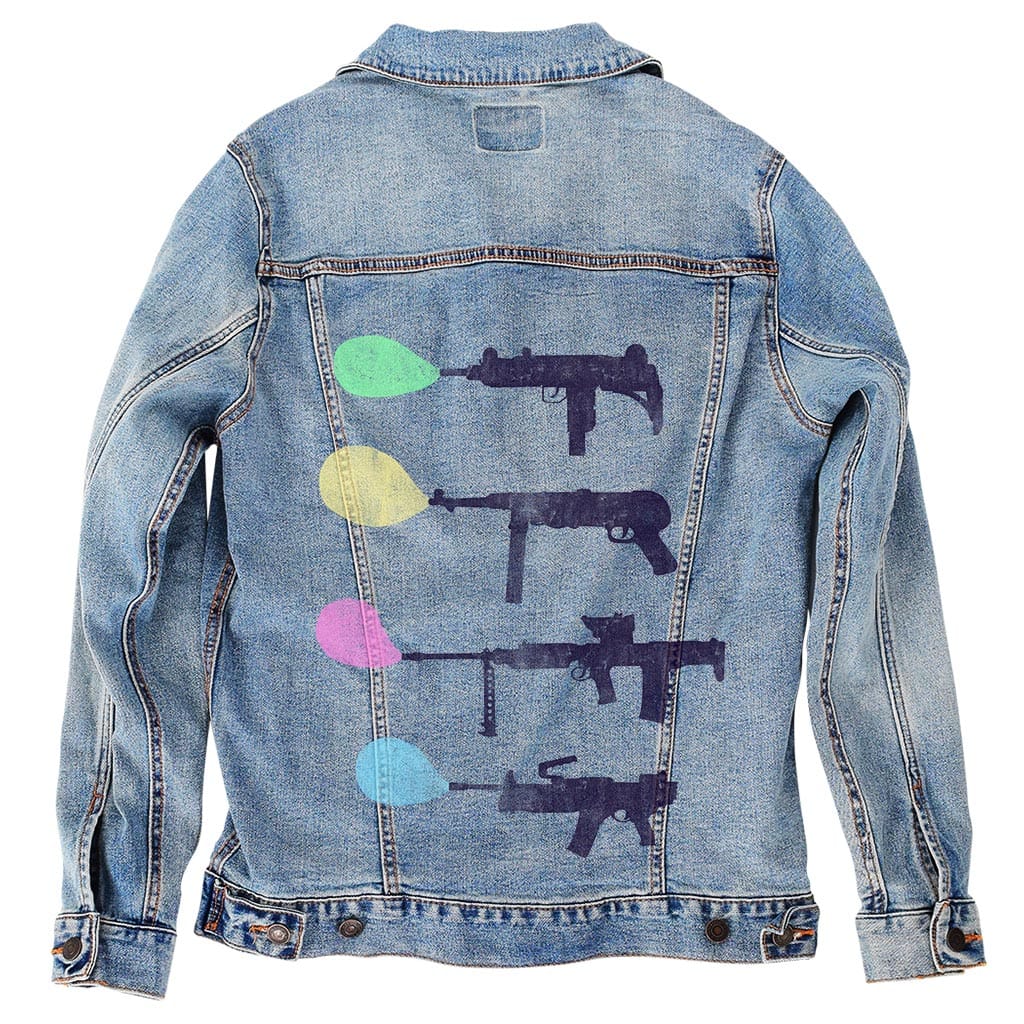 BUBBLE GUM by TOBE FONSECA, digitally printed on DENIM products: throw pillows, aprons, table place mats, and hand-made Unisex Denim Jackets in 3 color choices BUBBLE GUM by TOBE FONSECA, digitally printed on DENIM products: throw pillows, aprons, table place mats, and hand-made Unisex Denim Jackets in 3 color choices