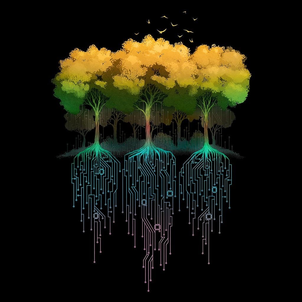 CONNECTION FOREST by TOBE FONSECA, digitally printed on DENIM products: throw pillows, aprons, table place mats, and hand-made Unisex Denim Jackets in 3 color choices CONNECTION FOREST by TOBE FONSECA, digitally printed on DENIM products: throw pillows, aprons, table place mats, and hand-made Unisex Denim Jackets in 3 color choices