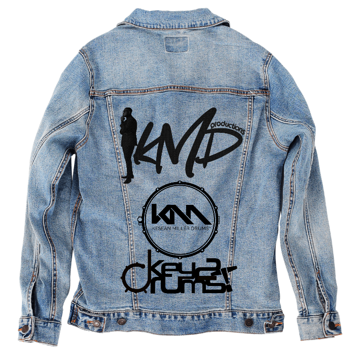 Customer Designed Custom Denim Jacket (hand-crafted) with 3 color choices of jacket: Stonewash, White, or Black. Unisex XS S M L XL 2X 3X. USA hand-crafted and USA digitally printed. Ships free within the USA & also ships Internationally.