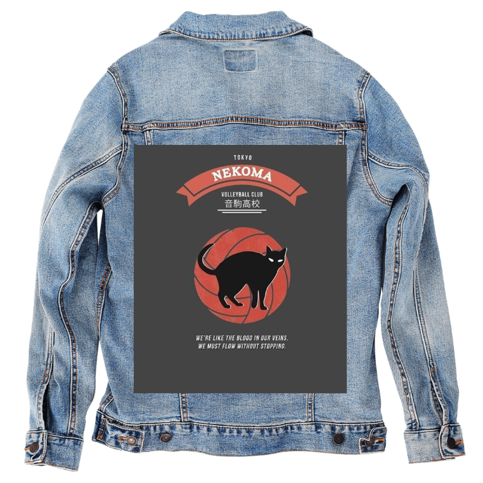 Customer Designed Custom Denim Jacket (hand-crafted) with 3 color choices of jacket: Stonewash, White, or Black. Unisex XS S M L XL 2X 3X. USA hand-crafted and USA digitally printed. Ships free within the USA & also ships Internationally.