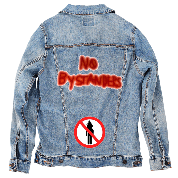 Customer Designed Custom Denim Jacket (hand-crafted) with 3 color choices of jacket: Stonewash, White, or Black. Unisex XS S M L XL 2X 3X. USA hand-crafted and USA digitally printed. Ships free within the USA & also ships Internationally.
