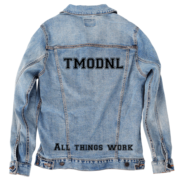 Customer Designed Custom Denim Jacket (hand-crafted) with 3 color choices of jacket: Stonewash, White, or Black. Unisex XS S M L XL 2X 3X. USA hand-crafted and USA digitally printed. Ships free within the USA & also ships Internationally.