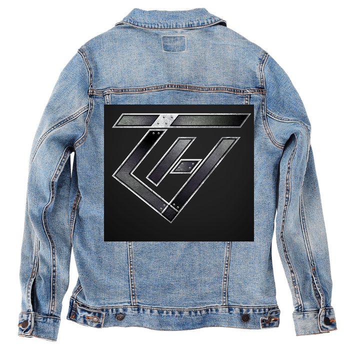 Customer Designed Custom Denim Jacket (hand-crafted) with 3 color choices of jacket: Stonewash, White, or Black. Unisex XS S M L XL 2X 3X. USA hand-crafted and USA digitally printed. Ships free within the USA & also ships Internationally.