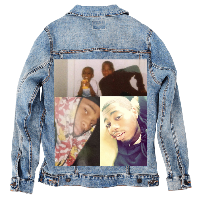 Customer Designed Custom Denim Jacket (hand-crafted) with 3 color choices of jacket: Stonewash, White, or Black. Unisex XS S M L XL 2X 3X. USA hand-crafted and USA digitally printed. Ships free within the USA & also ships Internationally.