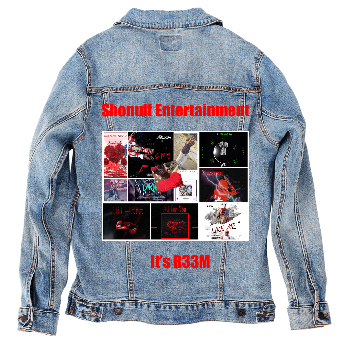 Customer Designed Custom Denim Jacket (hand-crafted) with 3 color choices of jacket: Stonewash, White, or Black. Unisex XS S M L XL 2X 3X. USA hand-crafted and USA digitally printed. Ships free within the USA & also ships Internationally.
