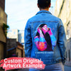 Denim Ink Personalized Jean Jacket with Picture on Back
