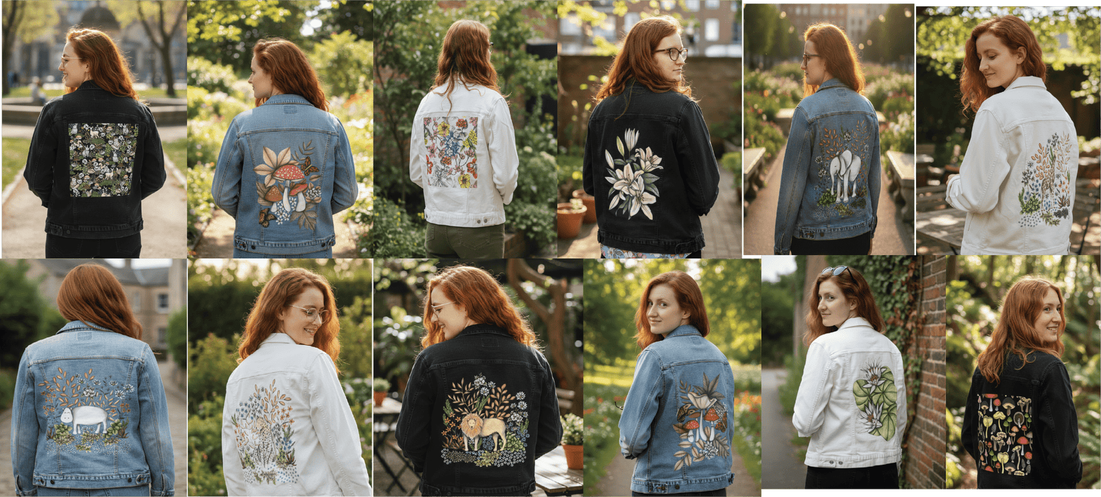 Cecilia Battaini's Artwork on Denim products - Cecilia Battaini denim jackets
