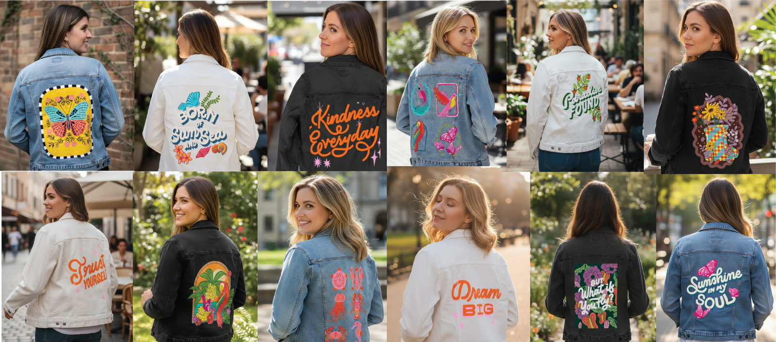 IndySign's artwork on Denim Jackets