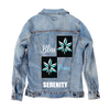 Customize &amp; Design your own Denim Jacket (hand-made) with 3 color choices of jacket: Stonewash, White, or Black. Unisex XS S M L XL 2X 3X. USA hand-crafted and USA digitally printed. Ships free within the USA &amp; also ships Internationally.