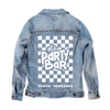 Customize &amp; Design your own Denim Jacket (hand-made) with 3 color choices of jacket: Stonewash, White, or Black. Unisex XS S M L XL 2X 3X. USA hand-crafted and USA digitally printed. Ships free within the USA &amp; also ships Internationally.