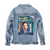 Customize &amp; Design your own Denim Jacket (hand-made) with 3 color choices of jacket: Stonewash, White, or Black. Unisex XS S M L XL 2X 3X. USA hand-crafted and USA digitally printed. Ships free within the USA &amp; also ships Internationally.