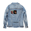 Customize &amp; Design your own Denim Jacket (hand-made) with 3 color choices of jacket: Stonewash, White, or Black. Unisex XS S M L XL 2X 3X. USA hand-crafted and USA digitally printed. Ships free within the USA &amp; also ships Internationally.