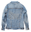 AFRICA MOUNT RUSHMORE, by Nygerians, printed on a hand-made Unisex Denim Jacket