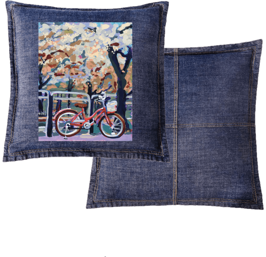 BICYCLE by PAIGE FLOTTERUD custom denim jacket by DenimINK