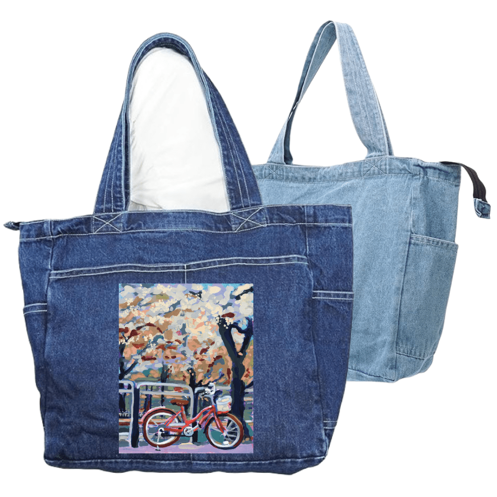 BICYCLE by PAIGE FLOTTERUD custom denim jacket by DenimINK