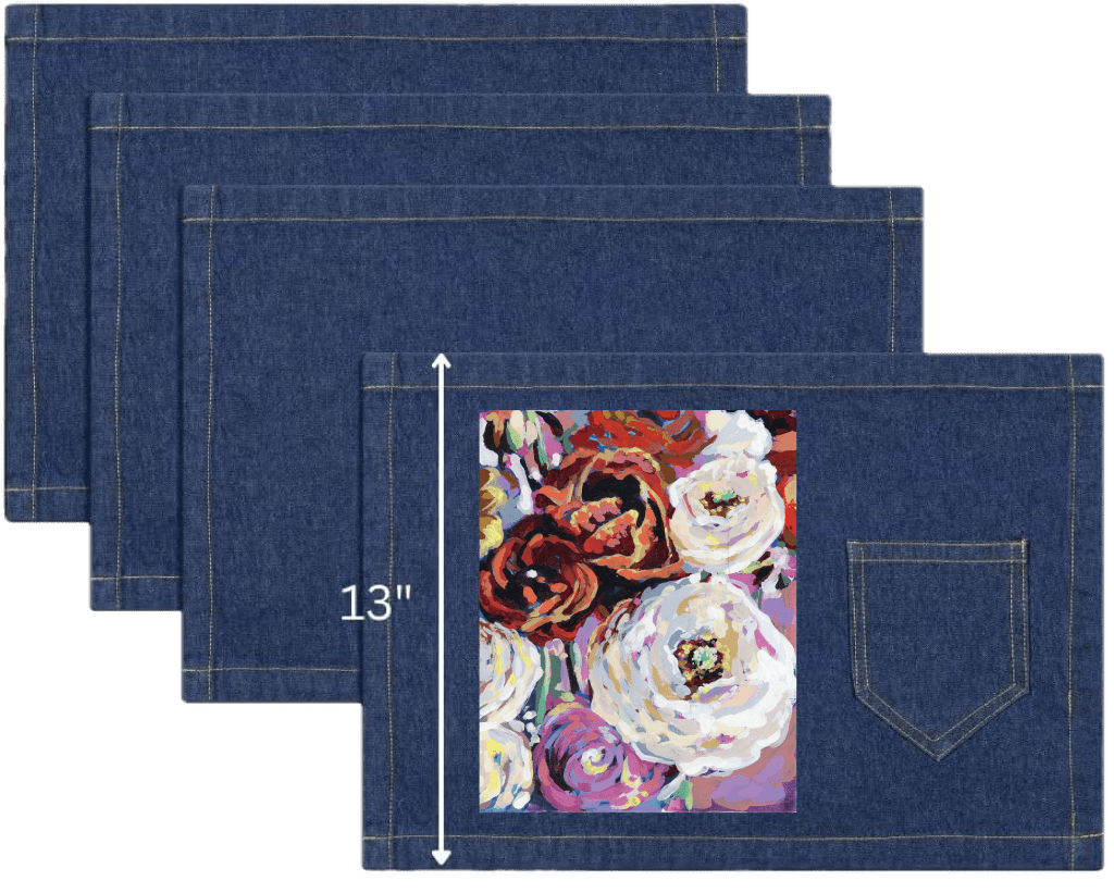 BIRTHDAY BOUQUET by PAIGE FLOTTERUD custom denim jacket by DenimINK