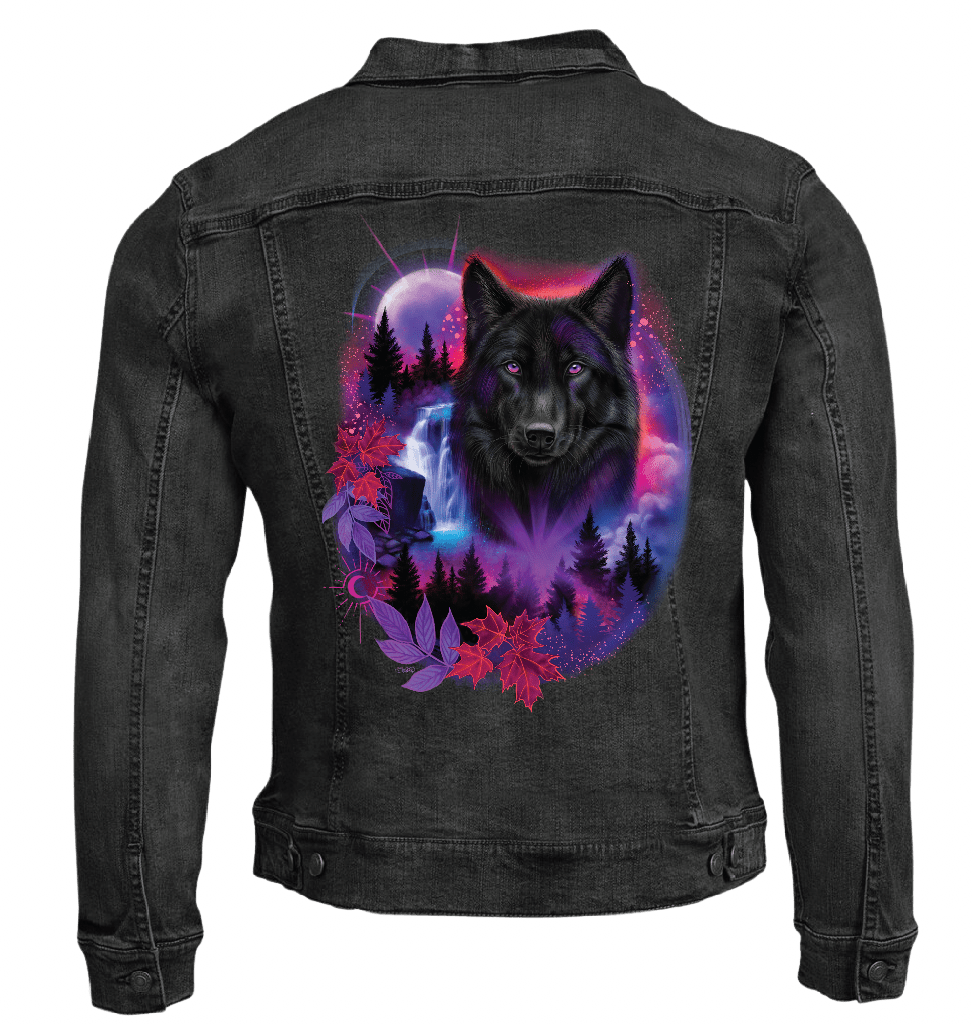 BLACK WOLF SPIRIT by SHEENA PIKE